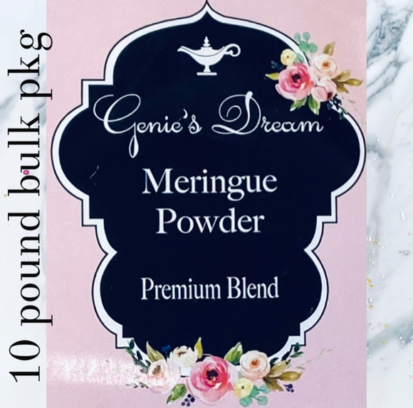 Genie's Dream Premium Meringue Powder 10# Poly Pouch